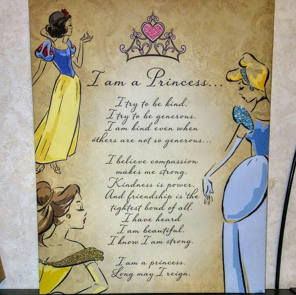 I Am a Princess Canvas
